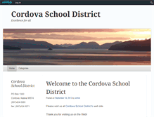Tablet Screenshot of blogs.cordovasd.org